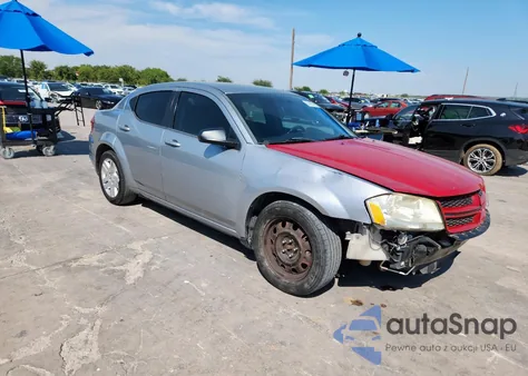 2013 Dodge Avenger Se из США, поврежденный, VIN 1C3CDZAB1DN710298